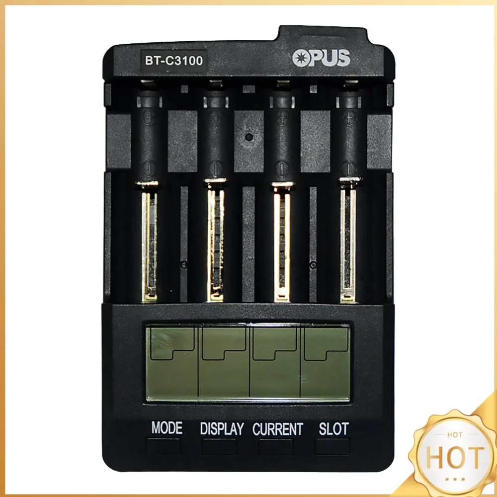 BT-C3100 V2.2 Battery Charging Device Universal Intelligent Charger Four Slots for Lithium Ion Nickel Hydrogen Nickel Cadmium