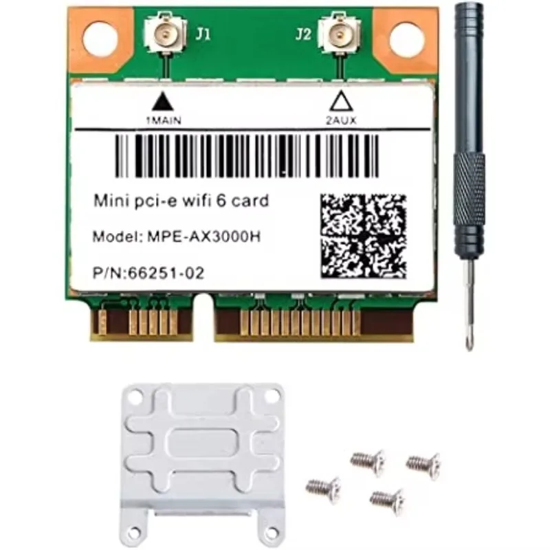 MPE-AX3000H 3000Mbps 802.11 AX Dual Band BT5.0 AX210HMW Mini PCI-E Adapter WiFi 6 Network Card  AX210
