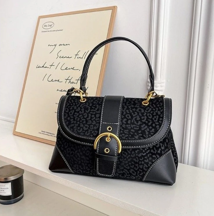 

Luxury Patchwork Mini Square Bag for Women - 2025 Fall Trendy Bag, Versatile Top-Handle Crossbody Stylish Handbag