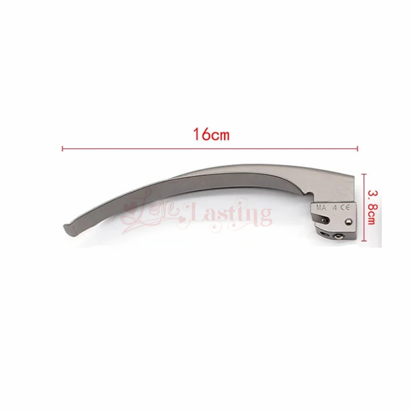 Medical Adult Anesthesia Laringoscopio Oral Mirror LED Tracheal Intubation Stainless Direct Laryngoscope Throat Dental Tool Part