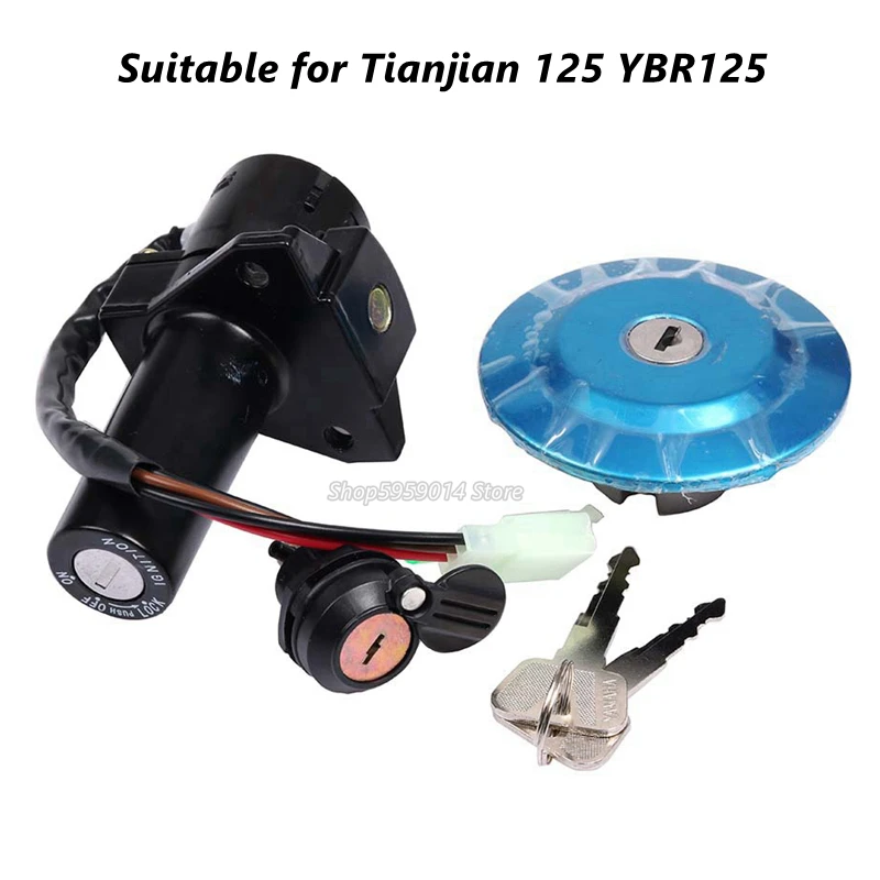 

Motorcycle Electric Lock Ignition Switch YBR125 For Yamaha YBR125 YBR 125 Tianjian 02-13