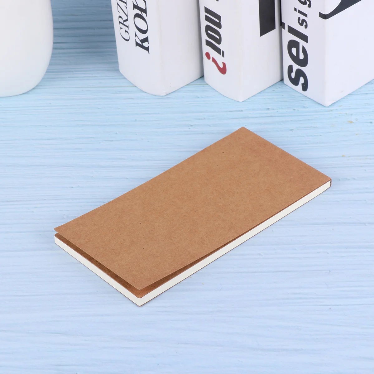 

8 PCS Note Pads Kraft Paper Notepad Notebook for Work Office