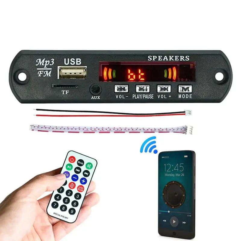 

Bluetooths Audio Receiver Board Electronic MP3 Lossless Board Wireless Stereo Music Module Support WMA WAV FLAC APE