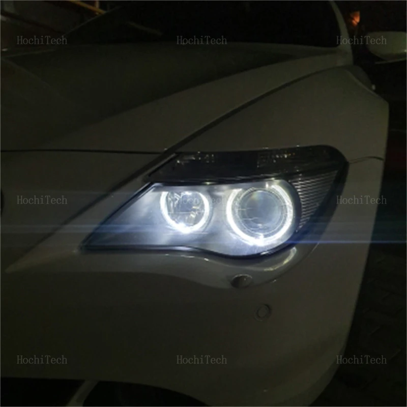 100w for BMW E87 E39 M5 E60 E61 E63 E64 M6 E65 E66 E83 X3 E53 X5 White Bright LED Angel Eyes Marker Lights Bulbs Lamp