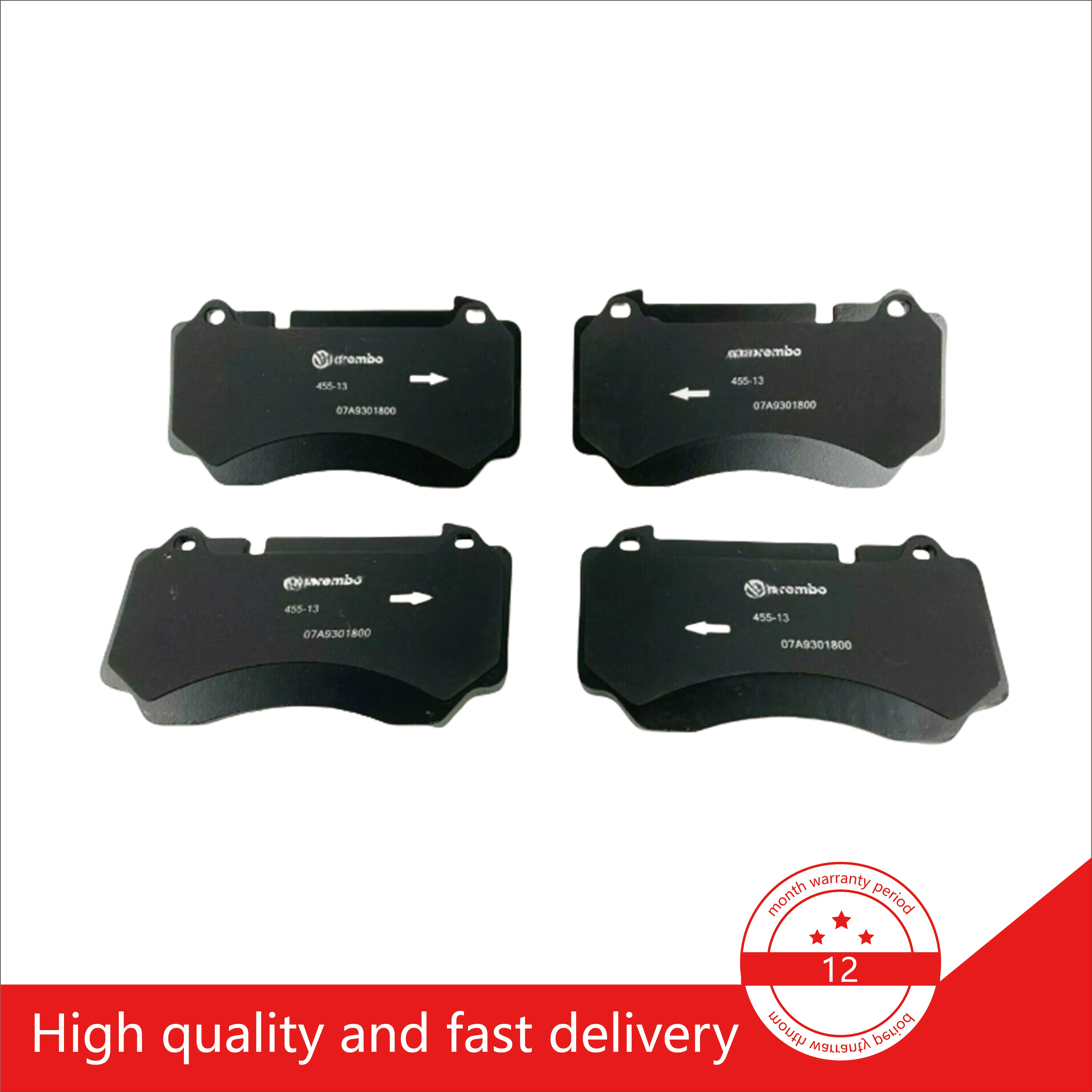 For Aston Martin V12 Front Brake Pads OEM CD33-2D007-AA CD332D007AA 8D33-2D007-BA 8D332D007BA