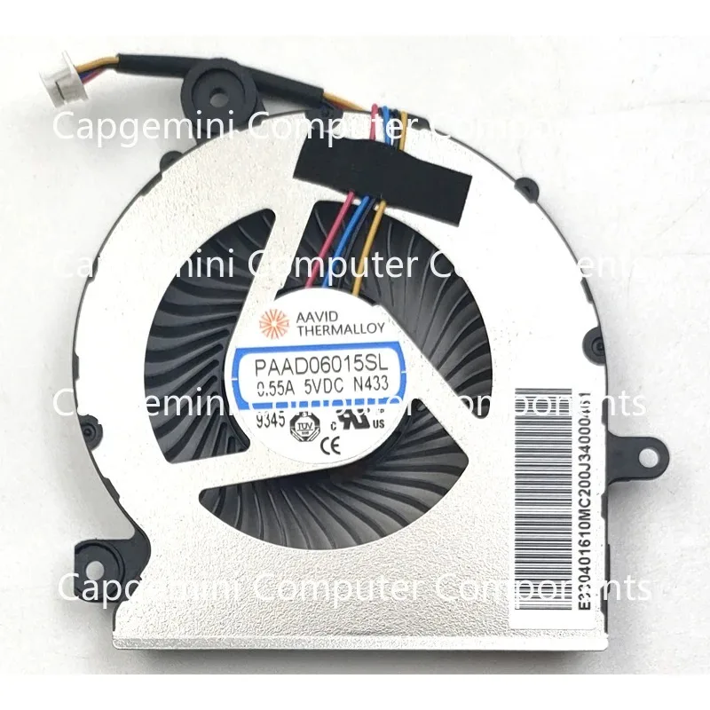 Nuevo ventilador de refrigeración para CPU de portátil MSI GF65 GF65 Thin 10SD 10SDR 10SE 10SER 9SD 9SE 9SEX 9SEXR Series PAAD06015SL-N433