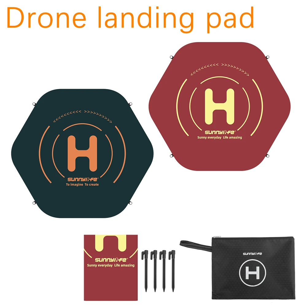 

Foldable Drones Landing Pad for DJI Mavic Mini Drone Parking Apron 60cm Parking Mats Quadcopters Accessories with Storage Bag