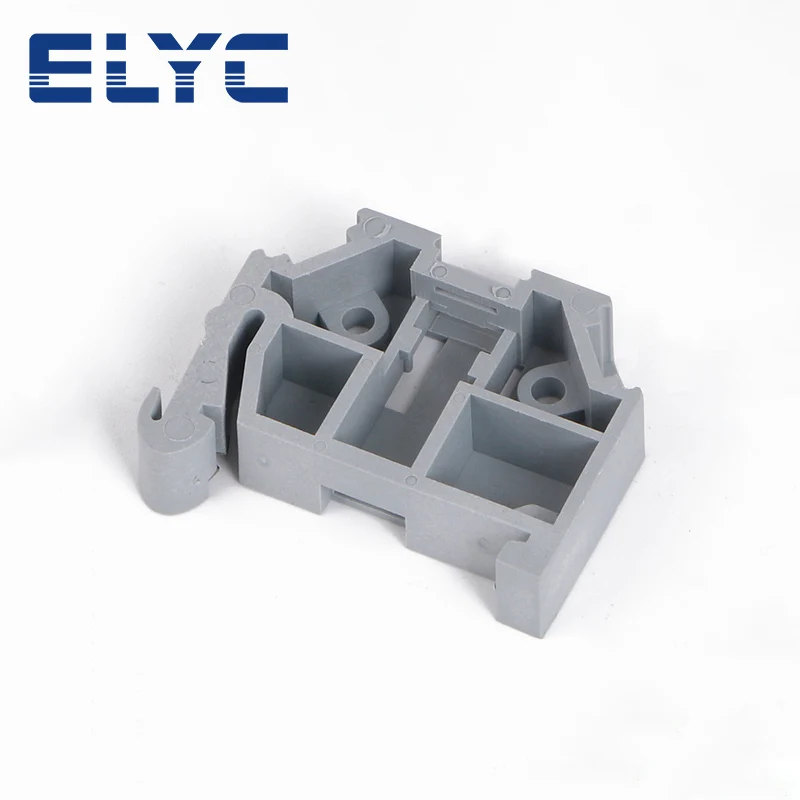 100PCS EB3 Thickened Terminal Block Terminal Fixer Guide Clamp ST Wiring Termin Self-locking Spring End Stop