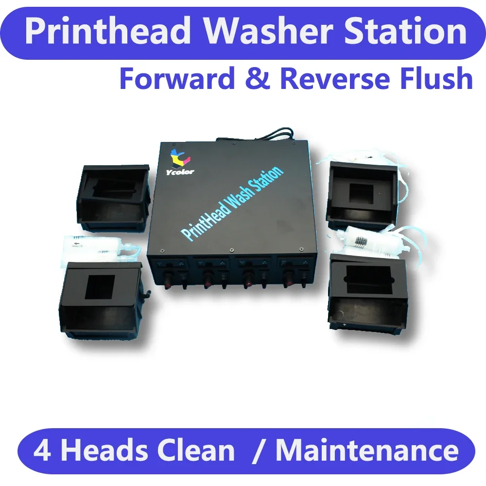 

Printhead Washer Station Maintenance Kit DTF Ink Clogged Cleaning Unclog For Epson L1800 L805 i3200 4720 XP600 DX6 TX800 i1600