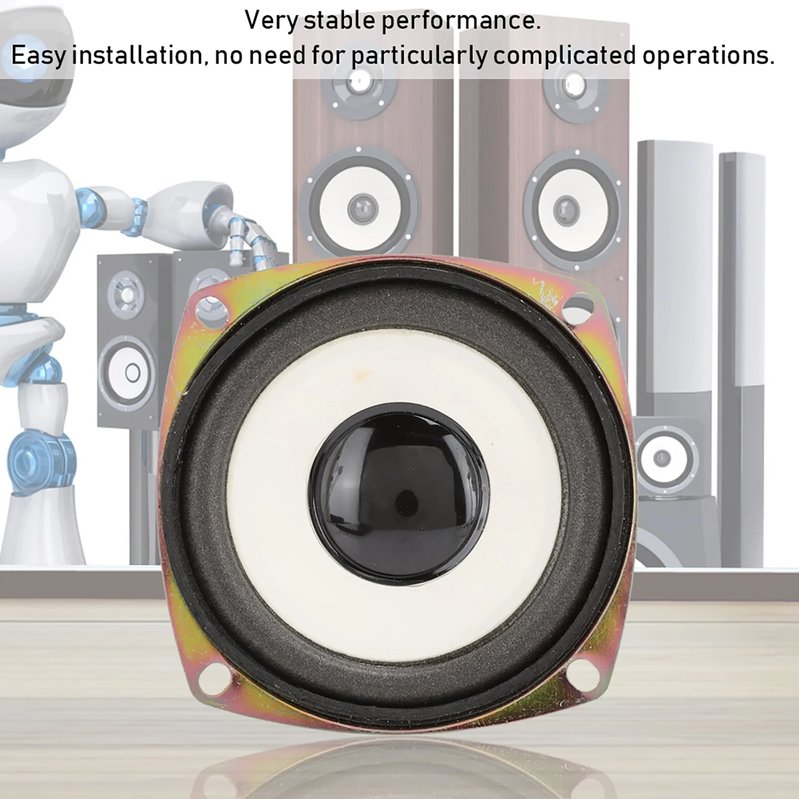 3-inch Mini Full-Range Speaker 4 Ohms, 5 Watts For Multimedia Audio Systems High-Sensitivity Speaker