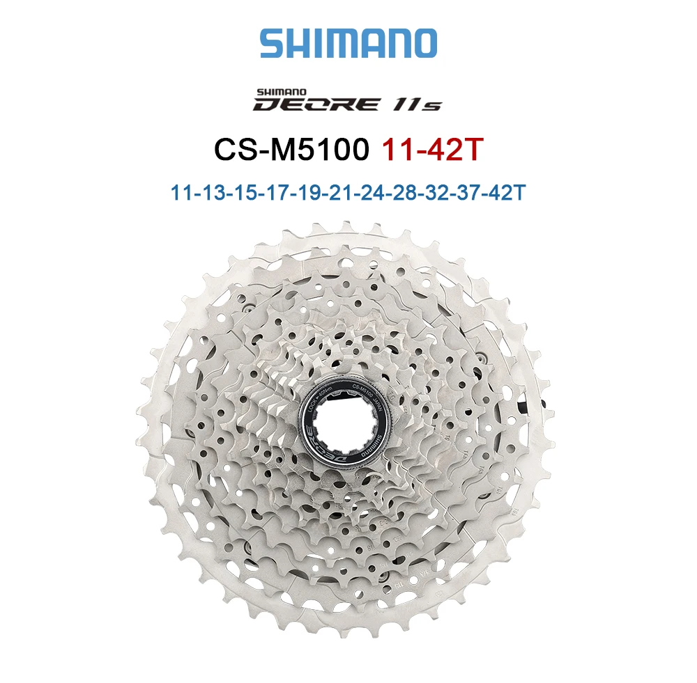 Sonnenschein MTB Kassette Shimano Deore M5100 11 Geschwindigkeit 52t 50t 46t 42t Mountainbike 11V K7 42T 51T 11 s Kettenrad Fahrrad Ratsche – Detail 2