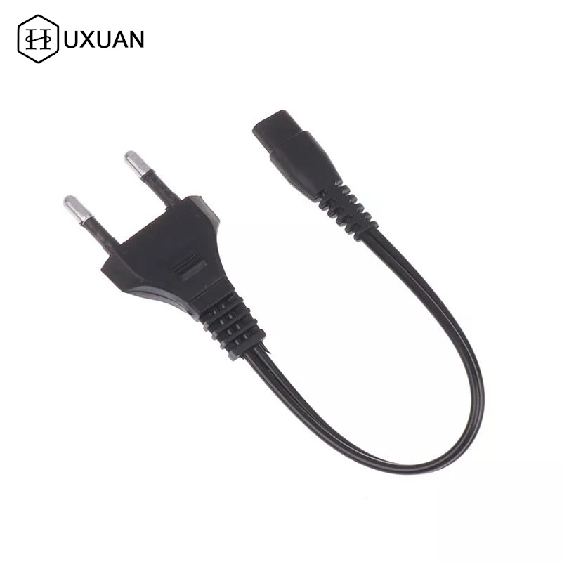 EU-stekker Oplaadkabel met dubbel gat 220V 110V Direct opladen Zaklamp Oplader Netsnoer Zaklampaccessoires