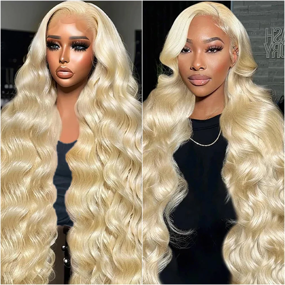 

Парик из натуральных волос 613 Lace Front, плотность 200%, с эффектом Body Wave, блонд, 13x4, 13x6 HD Lace Frontal, предварительно выщипанный, 36-40 дюймов