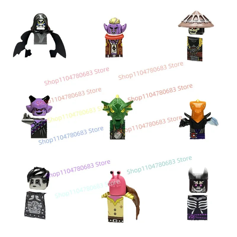 

MOC Building Blocks Ninja Rise Mini Figure Assembly Model Display Anime TV Decorative Element Master Toy Gift Collectible
