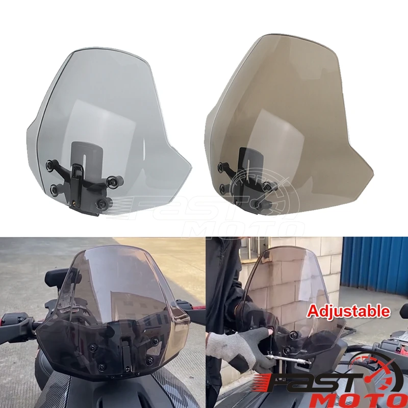 Front Windshield For Can-Am Ryker Rally 900 600 ACE Rally Edition Sport 900 Adjustable Wind Shield Screen Accessories #219401032