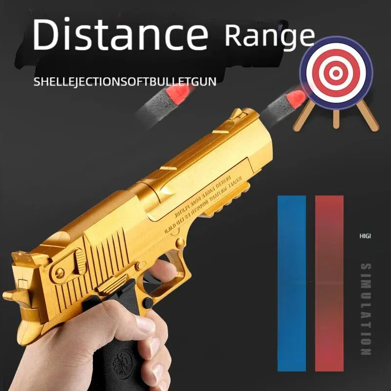 Nieuwste Shell Uitwerpen Airsoft Pistool Zacht Kogel Speelgoed Geweer Kinderen Armas Schieten Outdoor Game Boys Cadeau