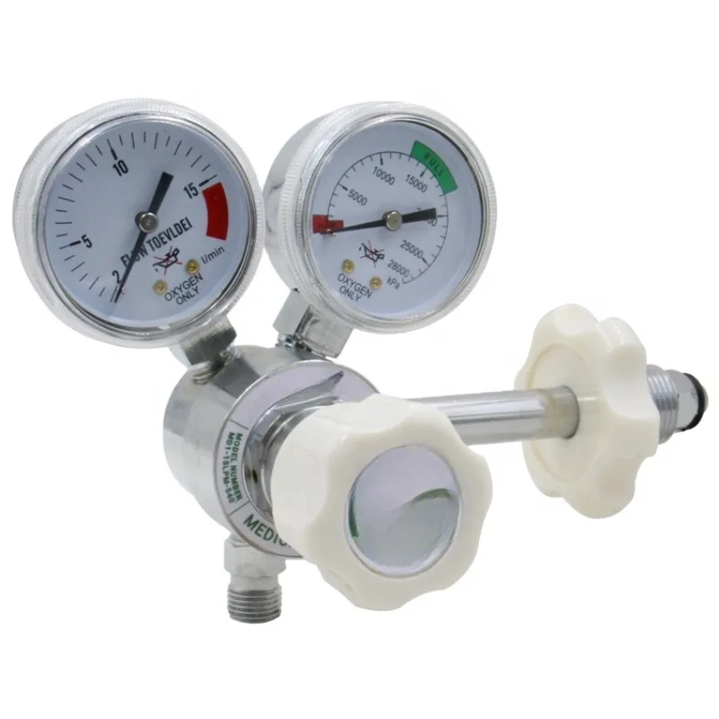 

pressure reducer double gauge bull nose /CGA870 style regulator south Afraic style oxygen concentrator