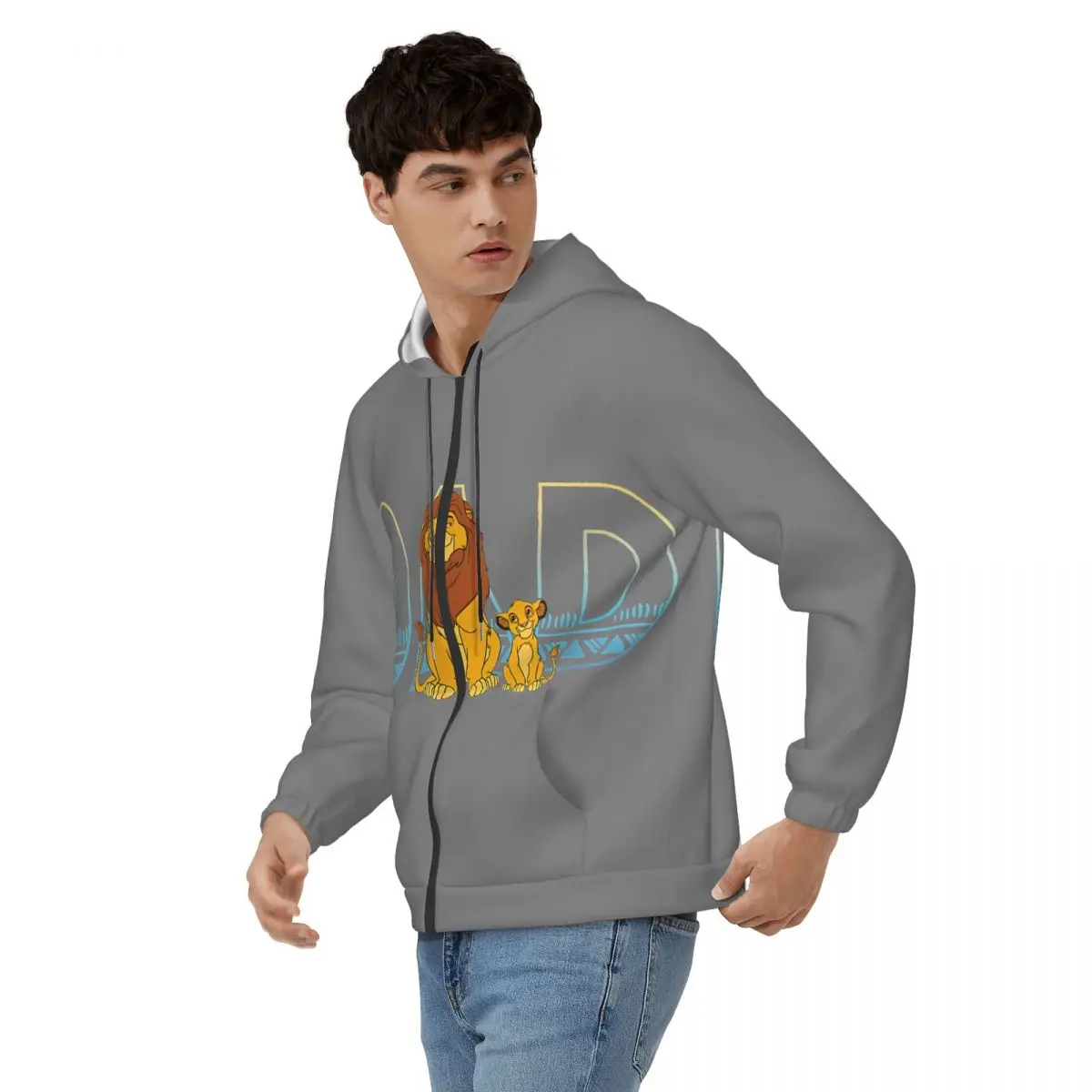 Men Lion King Hoodie Disney The Lion King Film Tops Vintage Hoodies Winter Clothing