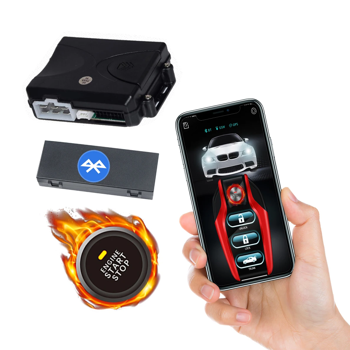 

Smart digital car key smart box car remote control automatic locking keyless entry system digital car key