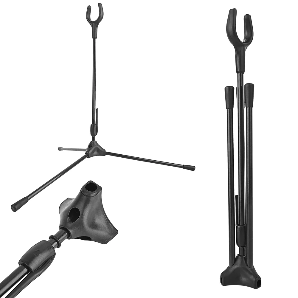 

1pc Portable Archery Bow Stand Detachable Foldable Kick Rack for Recurve Bows Ideal for Outdoor Shooting Hunting Bow Accessories