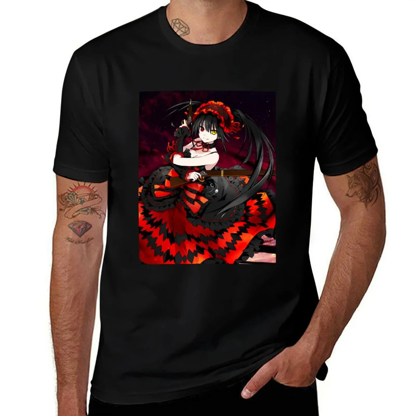 

Kurumi Tokisaki T-Shirt t shirts designer men t shirt cotton 100% t shirts for man slim fit T-shirt