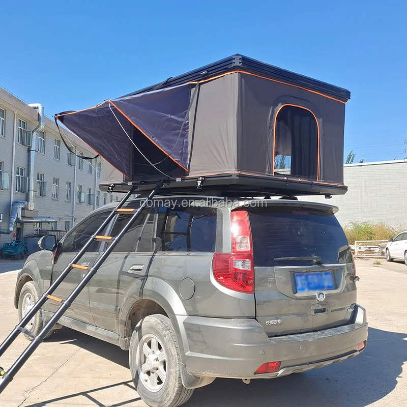 

China manufacture wholesale hard shell fiberglass car rooftop tent for camping