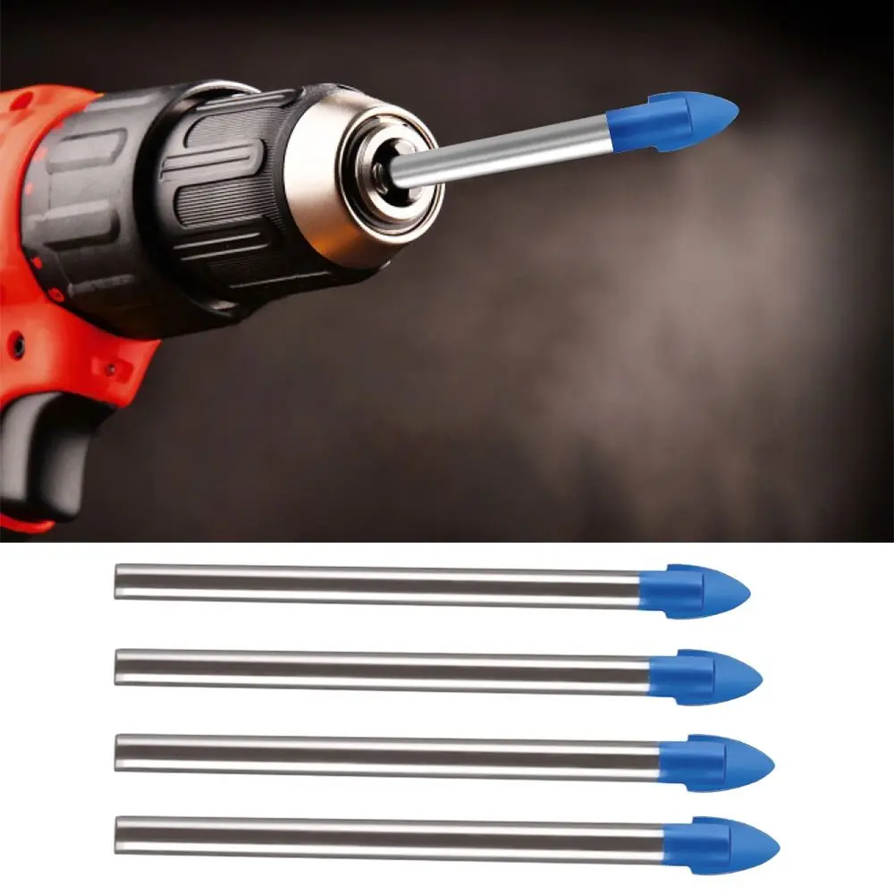 Glass Drill Bits 3mm-12mm Triangular Metal Drill Bit Multi-function Carbide Power Diamond Tile Bits Wall Ceramic Hole Opener