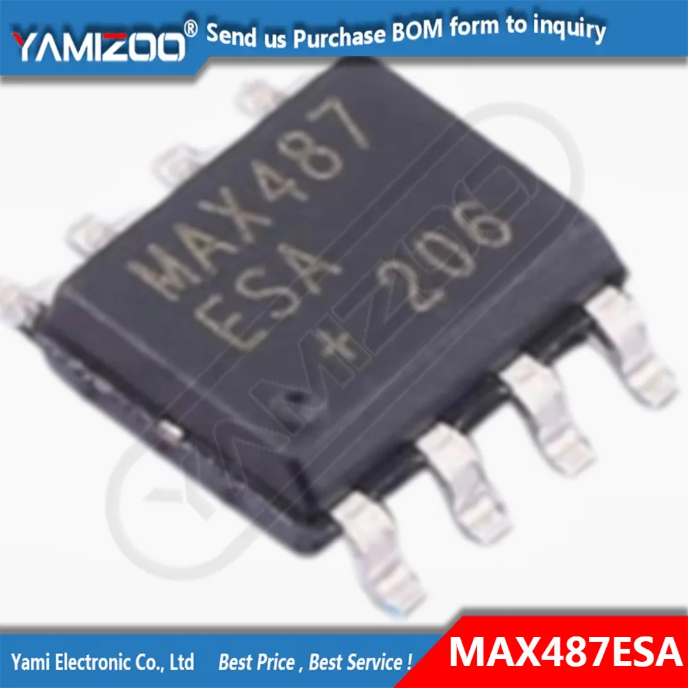 10 قطعة MAX483 MAX485 MAX487 MAX488 MAX489 MAX490 MAX705 MAX706 MAX707 MAX708 MAX813LESA ESA CSA SOP-8 SOP-14 جهاز الإرسال والاستقبال