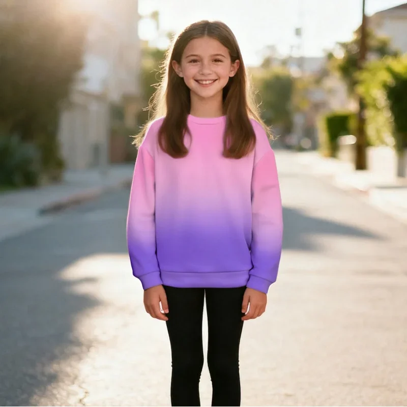 

2025 Best-selling Gradient Color Children's Sweatshirt - Trendy Popular Items