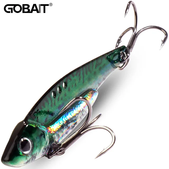 Spinner Spoon Metal Jig Bait 7.5g 10g 16g 20g VIB Tonące ostrze Spinning Treble Hook Spinnerbait Pesca Tackle Sea Fishing Lure
