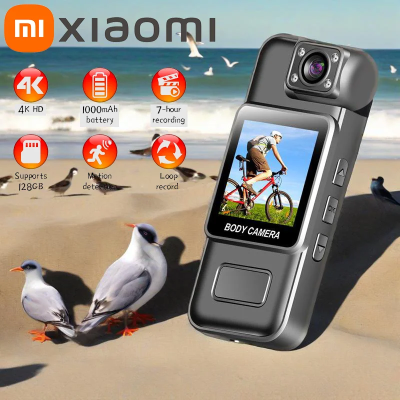 Xiaomi ミニ WiFi カメラ 4K HD ハンドヘルドポータブルデジタルビデオレコーダープロフェッショナル手ぶれ補正カメラナイトビジョンアクションカメラ