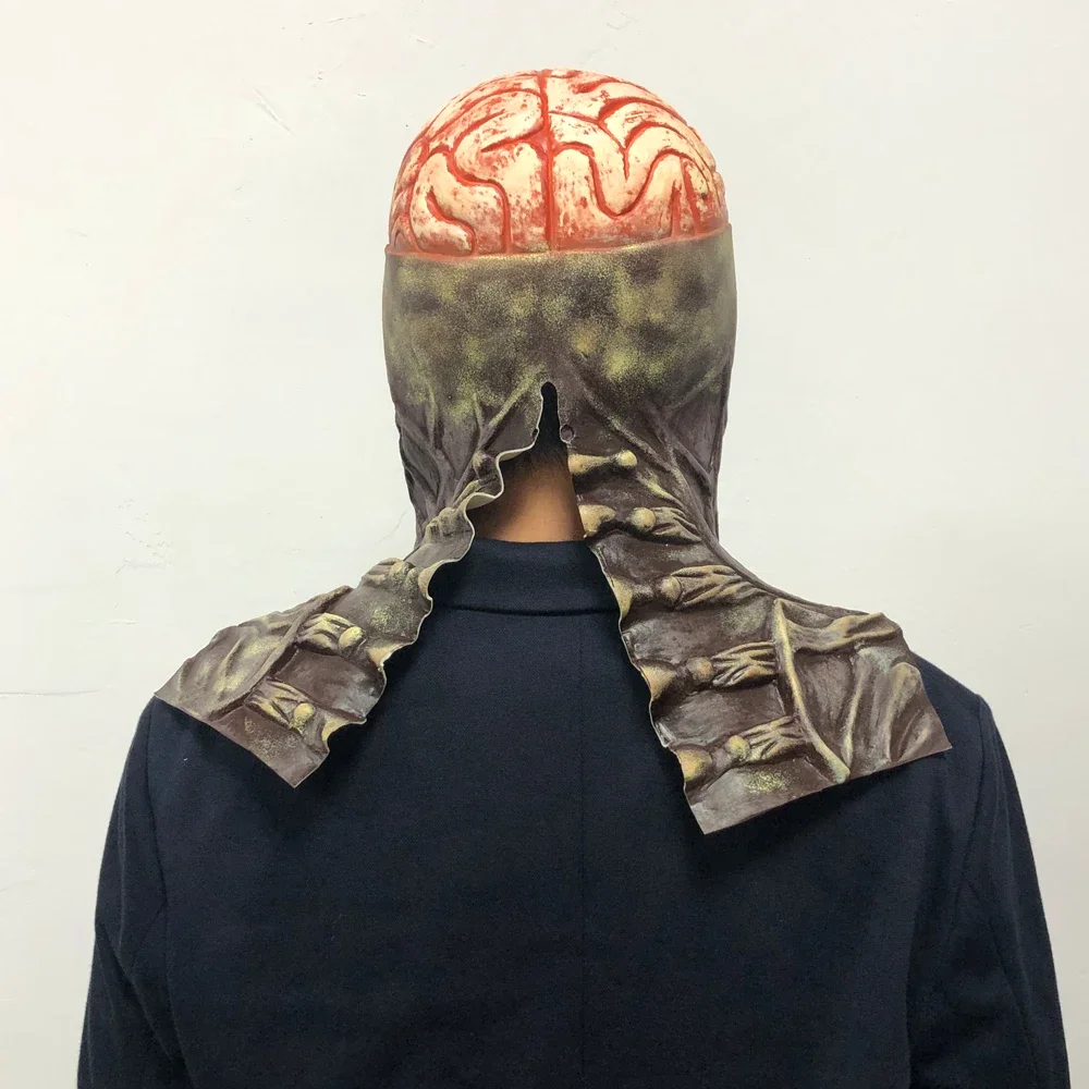 Casque de Cosplay und Latex mit Modulen der Cerveaux-Bienststoffe, zas mobil, Kraan-Zanglanté, Halloween, Karneval,