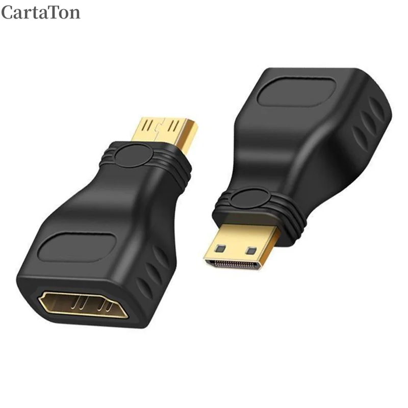 1080P Mini HDMI-Compatible Converter Cable Adapter Standard to HDTV for Notebook Computer Camera Projector-Extend HDTV Cable