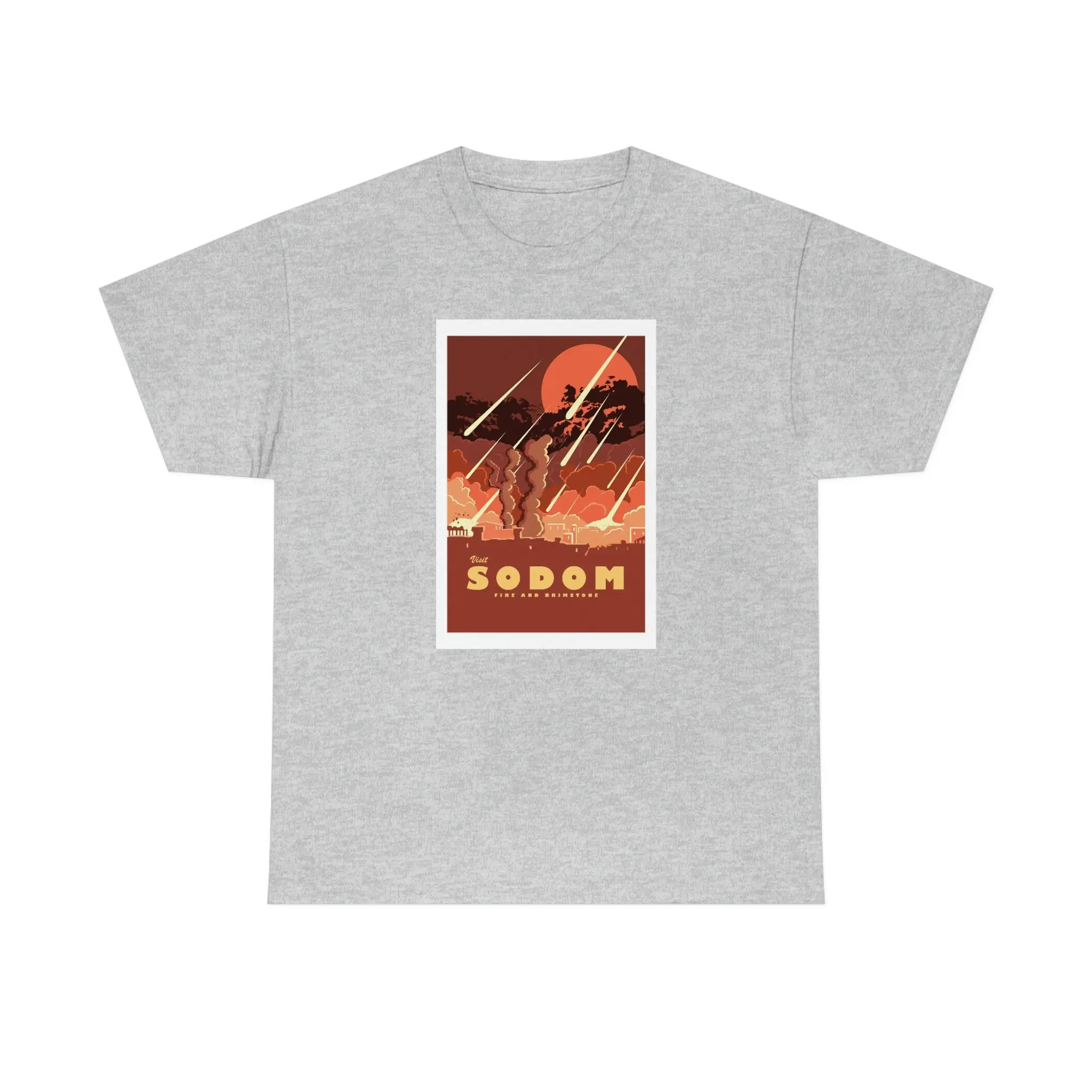 Sodom Fire And Brimstone Travel T Shirt