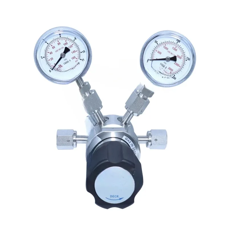 

316L stainless steel VCR male and female head pressure reducing valve EP grade