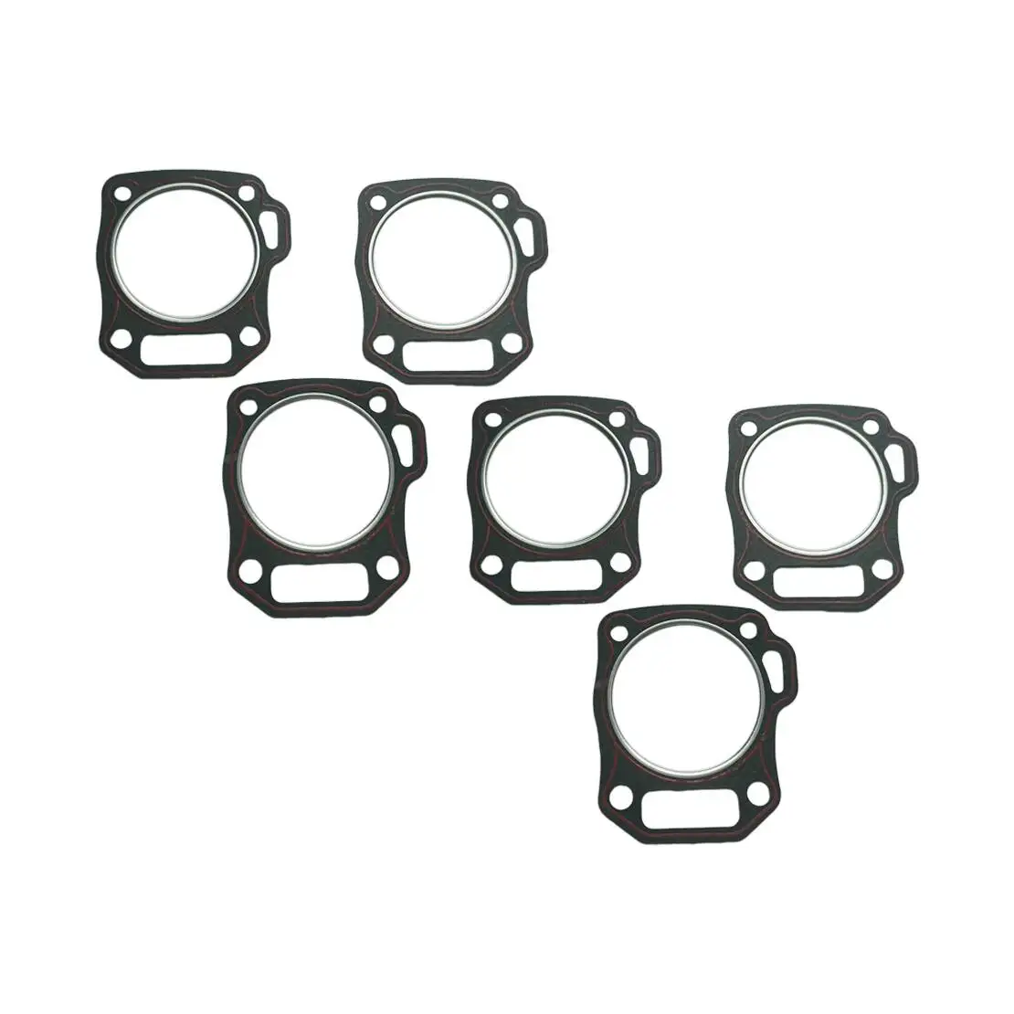 6pcs/Set Cylinder Head Gasket High Compression Performance Fit for Predator 212cc 70mm High Quality