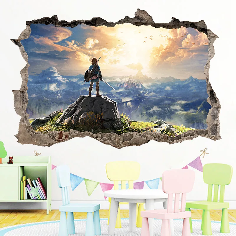 The Legend of Zelda Cartoon Anime Wall Stickers for Room Decoration Stickers