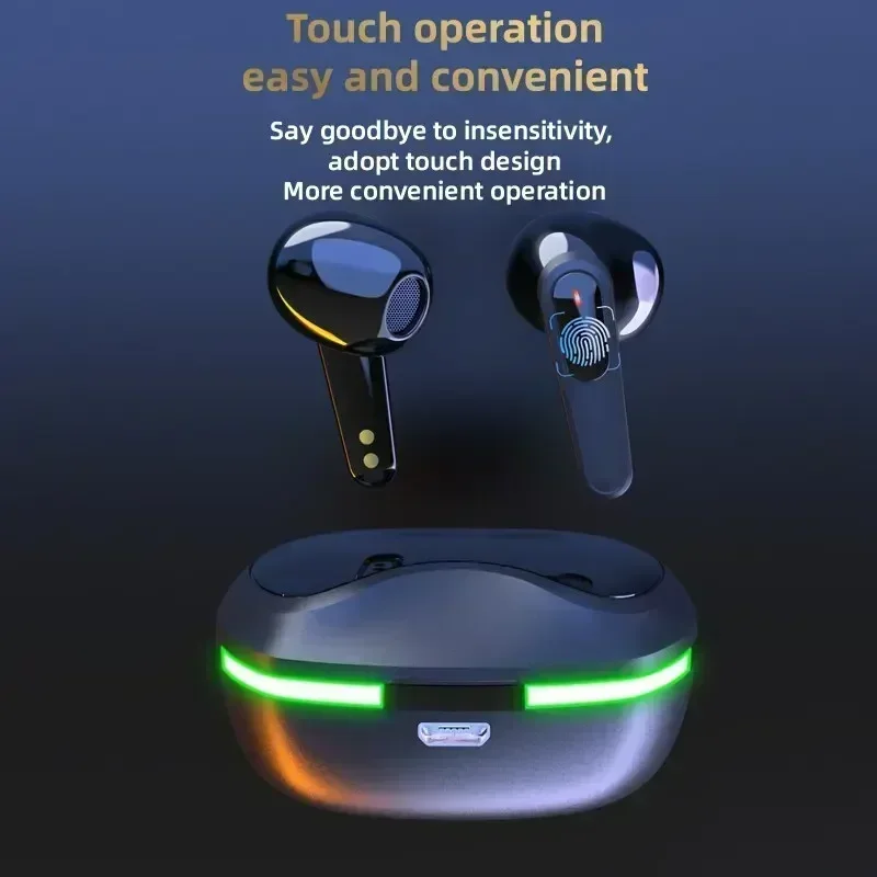

Pro60 Wireless Bluetooth Headset with Mic Earbuds Noise Cancelling Stereo Bluetooth Earphones Air Pro 60 Wireless Headphones TWS