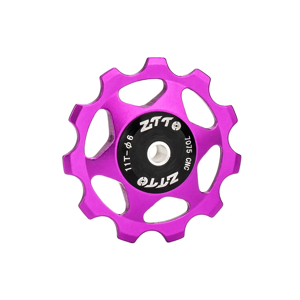 ZTTO MTB Fahrrad Schaltwerk Stützrad 11T 13T Stahl Lager Pulley AL7075 CNC Rennrad Guide Roller Idler 4mm 5mm 6mm