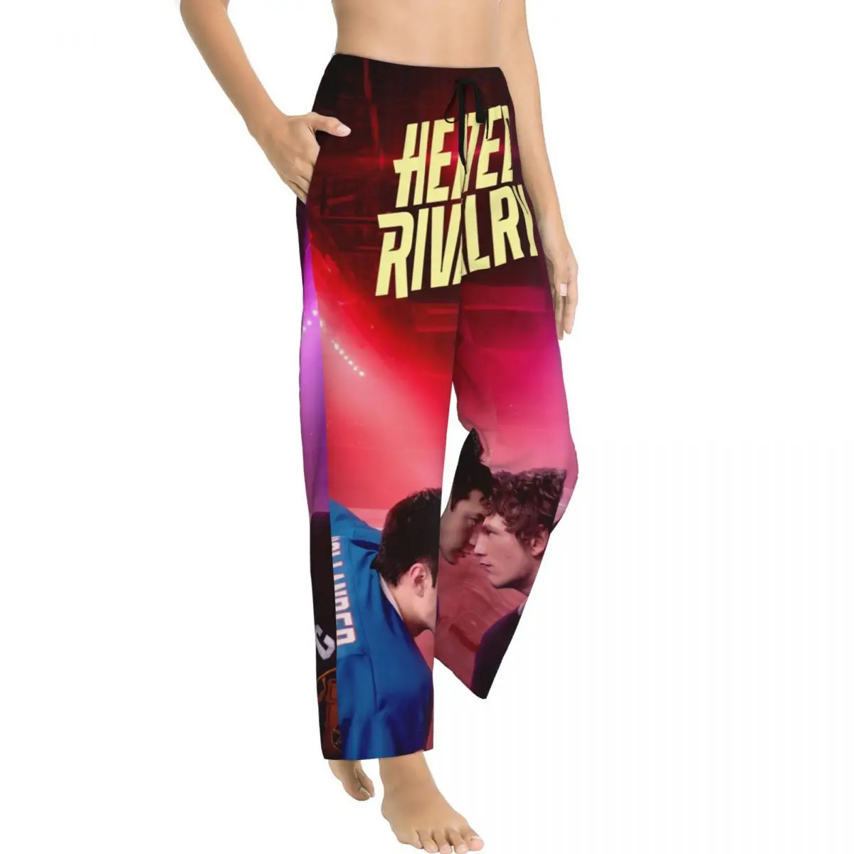 Heated Rivalry Ladies Loungewear pants with Pockets Canadian Sports Romance Pajama Pants Home Pajama Bottoms