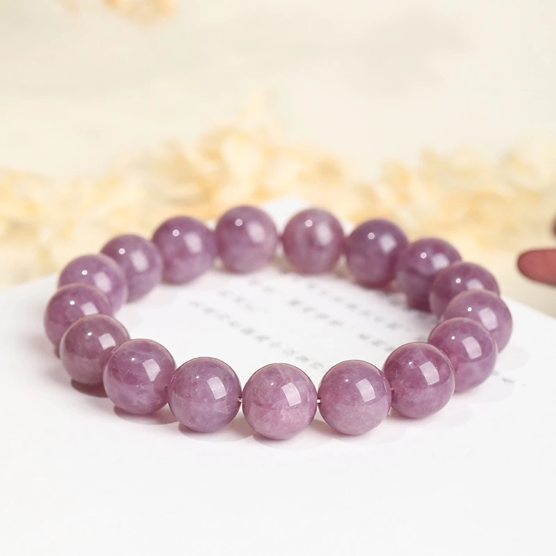

Natural Purple Horse Powder Crystal Women's Bracelet Light Luxury Fashion Lucky Men's Bracelet, Gift