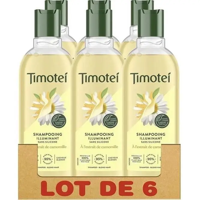 Champú Timotei Reflejos Dorados 400Ml - PACK