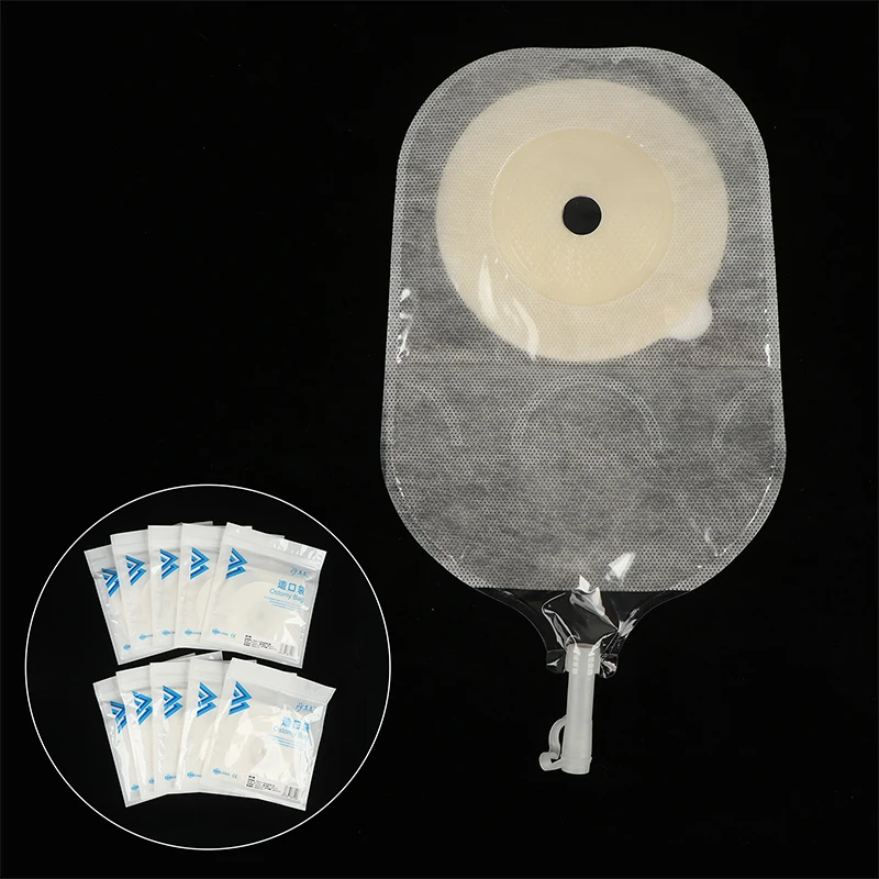 

1/5/10pcs No-leak Urine Bags Supplies Adults Colostomy Bag Urostomy Bags Disposable Stoma Bag Comfortable
