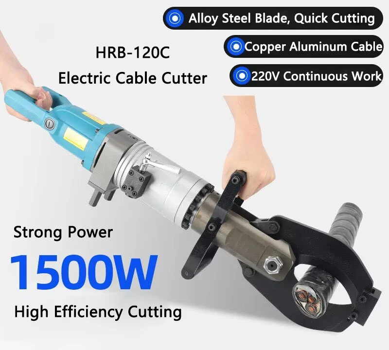 Electric Hydraulic Cable Cutter Enlarged Hydraulic Cable Cutter Handheld Quick Cutting Copper Aluminum Armored Cable Pliers