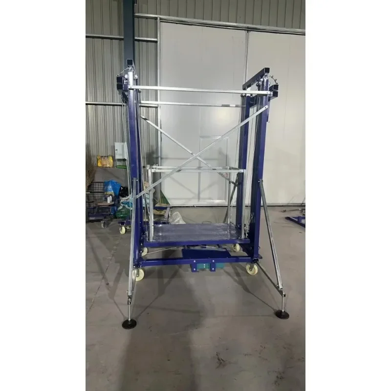 

Gold Seller Electric scaffolding Load bearing 500 800 1000KG Cheap steel Metal frame Remote control Mobile Lifting platform Hydr