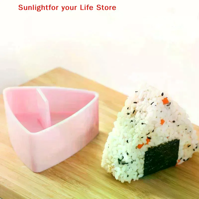 1pc Diy Sushi Mold Onigiri Rice Ball Food Press Triangular Sushi Maker Mold Sushi Kit