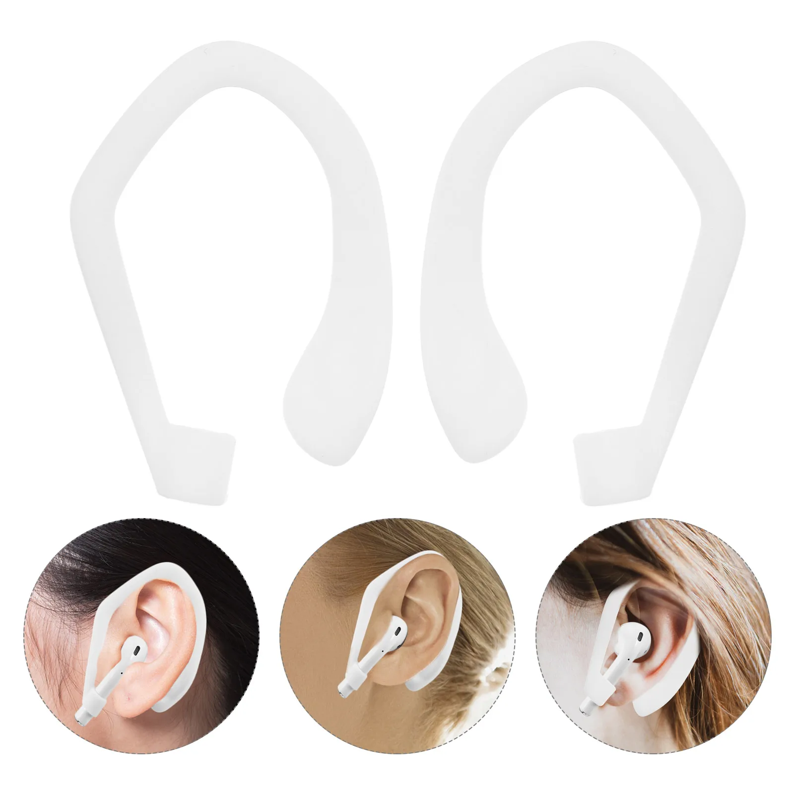 

Earphone Earhook Earbuds Accessories for Sports Hooks Earphones Running Replacement Athletes Silica Gel Holder Workouts