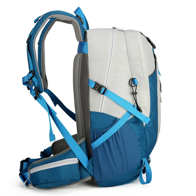 Cross-border  30L hiking water-repellent nylon large capacity professional hiking outdoor backpack