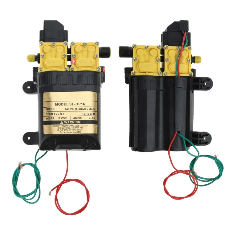 

12V High Pressure Agricultural Electric Water Pump Water Sprayer Pumps Dual-Core Power Agricultural Electric Accessories
