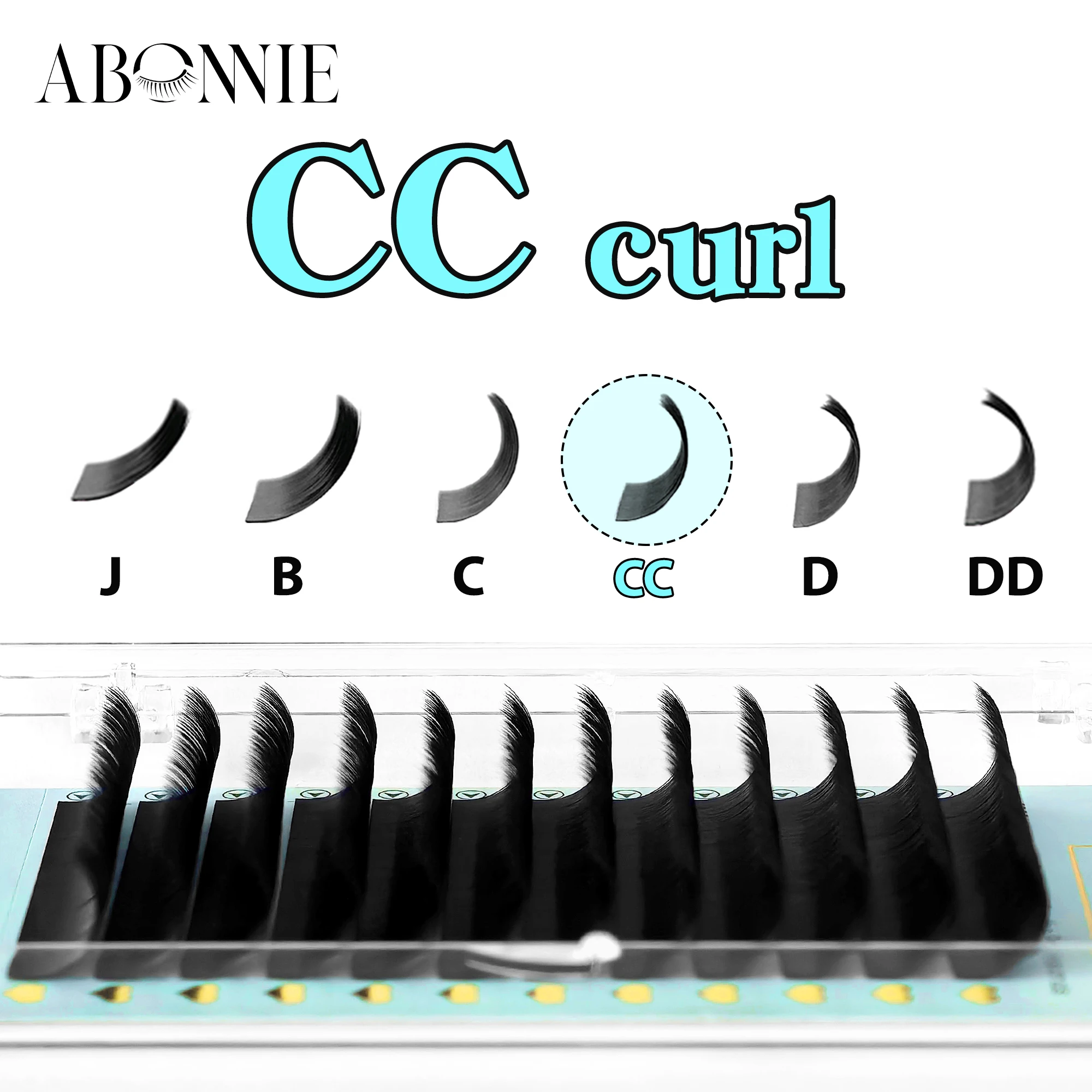 Abonnie LB LJ Curl Cashmere Classic Wimpernverlängerung Mixed Tray LB Curl Wimpern